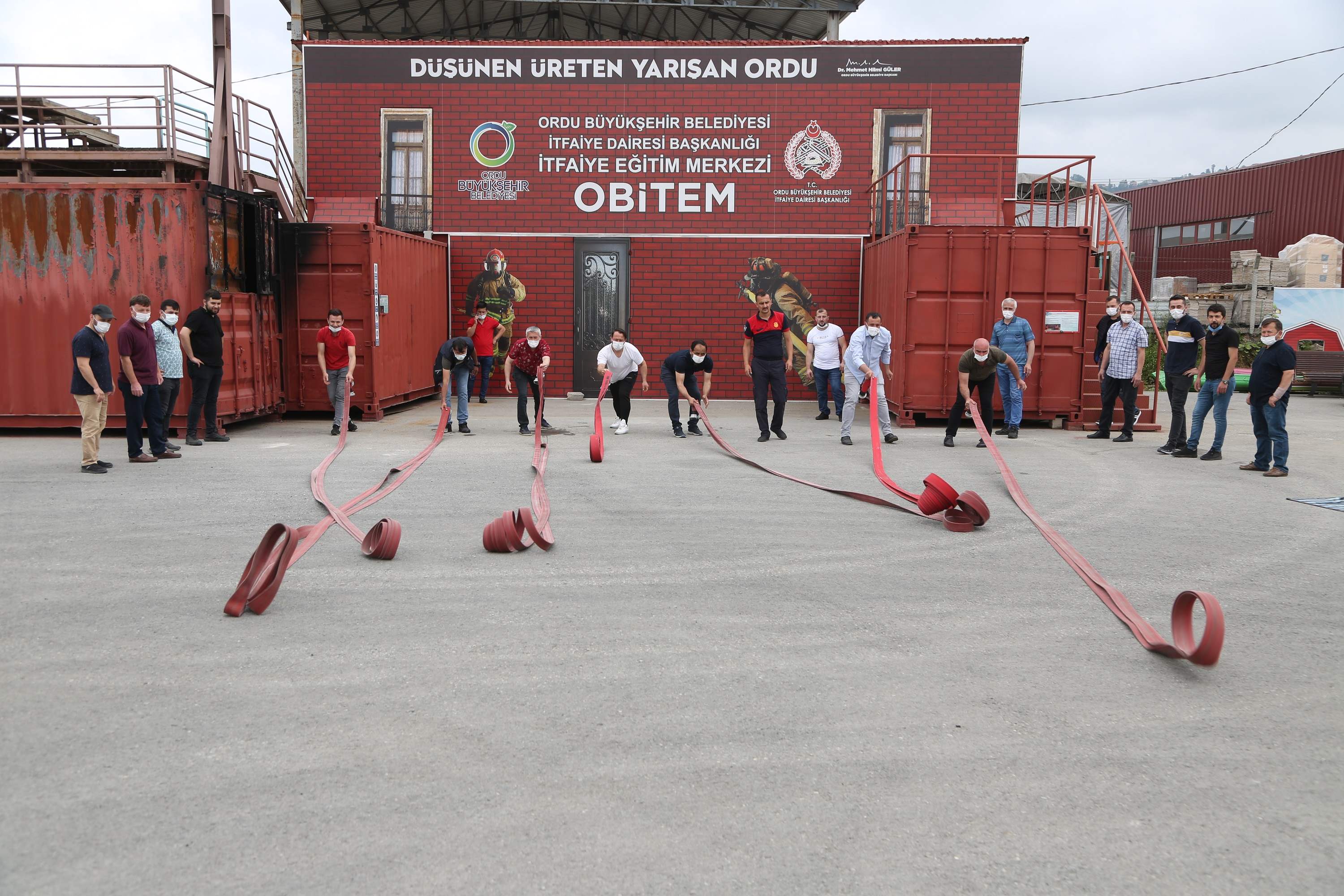 OBİTEM’İN YANGIN EĞİTİMLERİ SÜRÜYOR